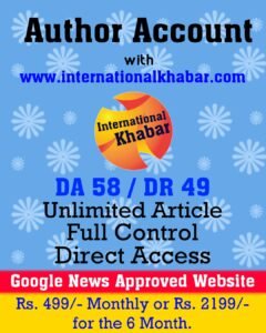 Author Account @ International Khabar